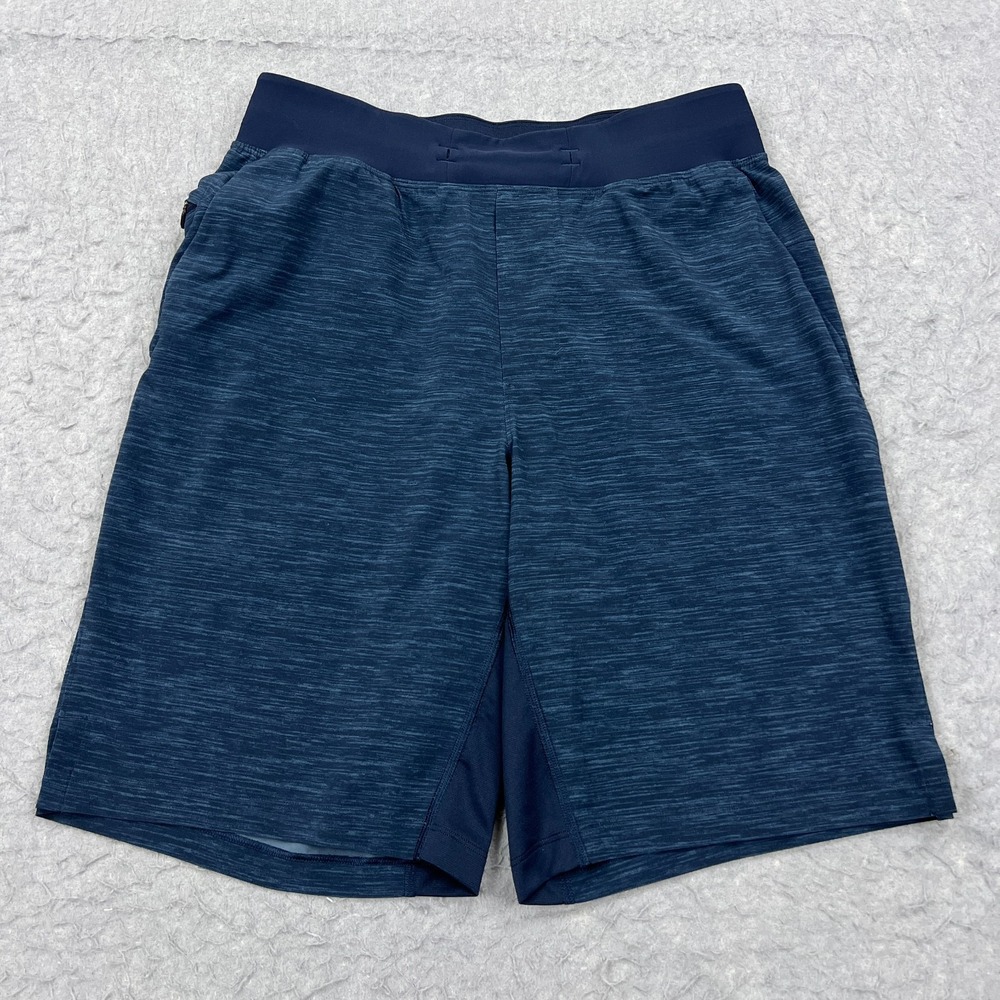 Lululemon T.H.E. Linerless 9" Shorts Men's Small Blue 9" Swift Run Gym M7AAWS